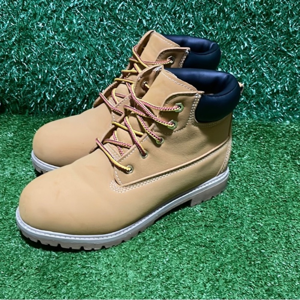 Tan Leather Boys Boots